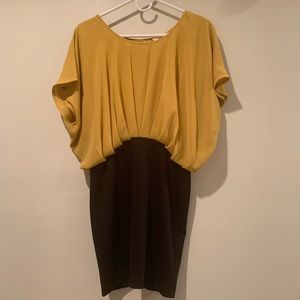 Mini blouson cocktail dress